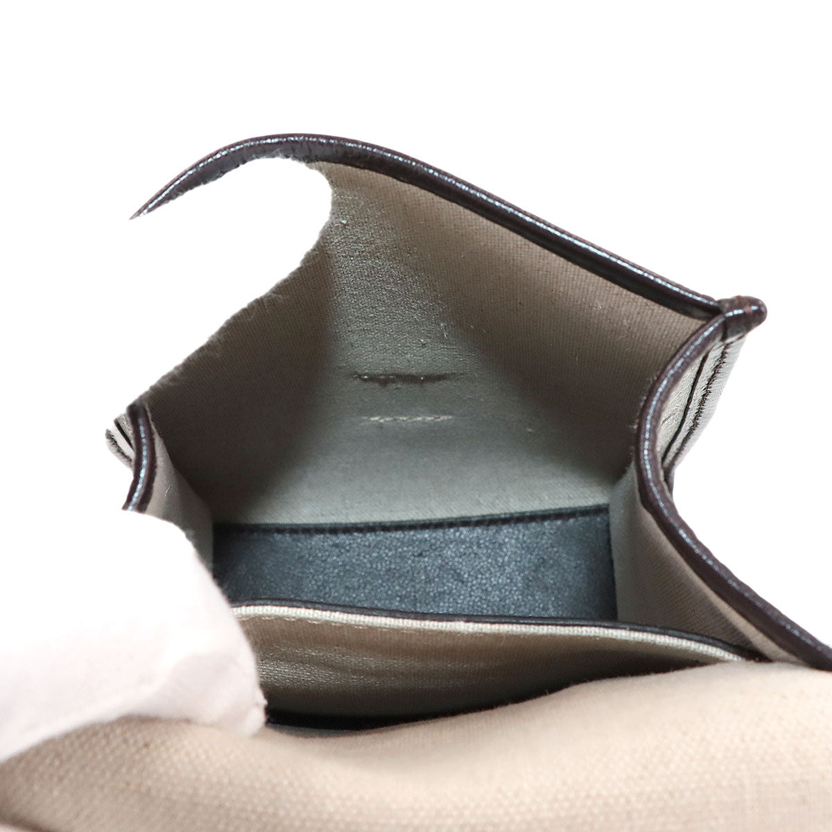 Bourse Messenger Bag Toile Marbeuf Canvas Leather Brown