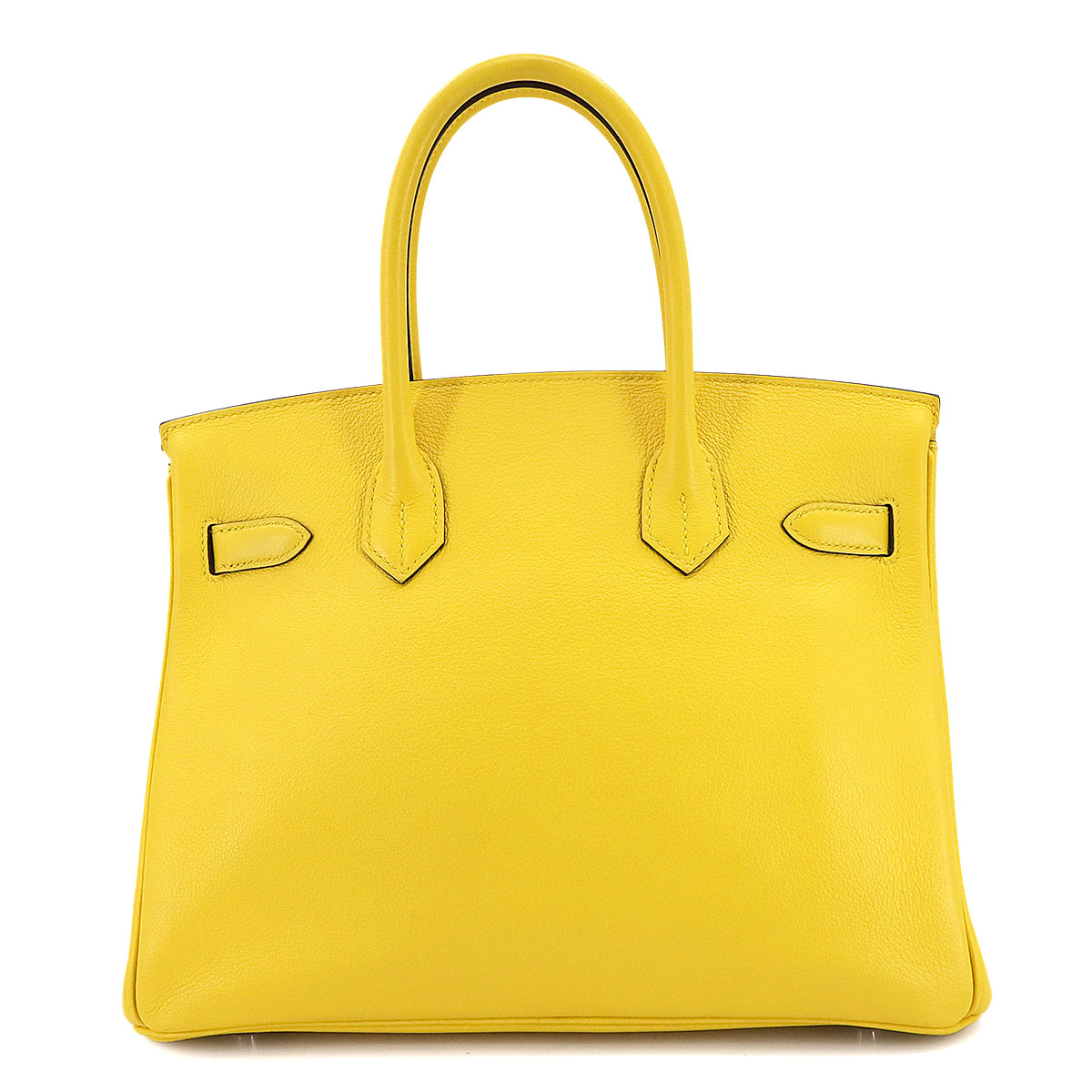 Birkin 30 Taurillon Novillo Jaune de Naples Hand Bag Yellow