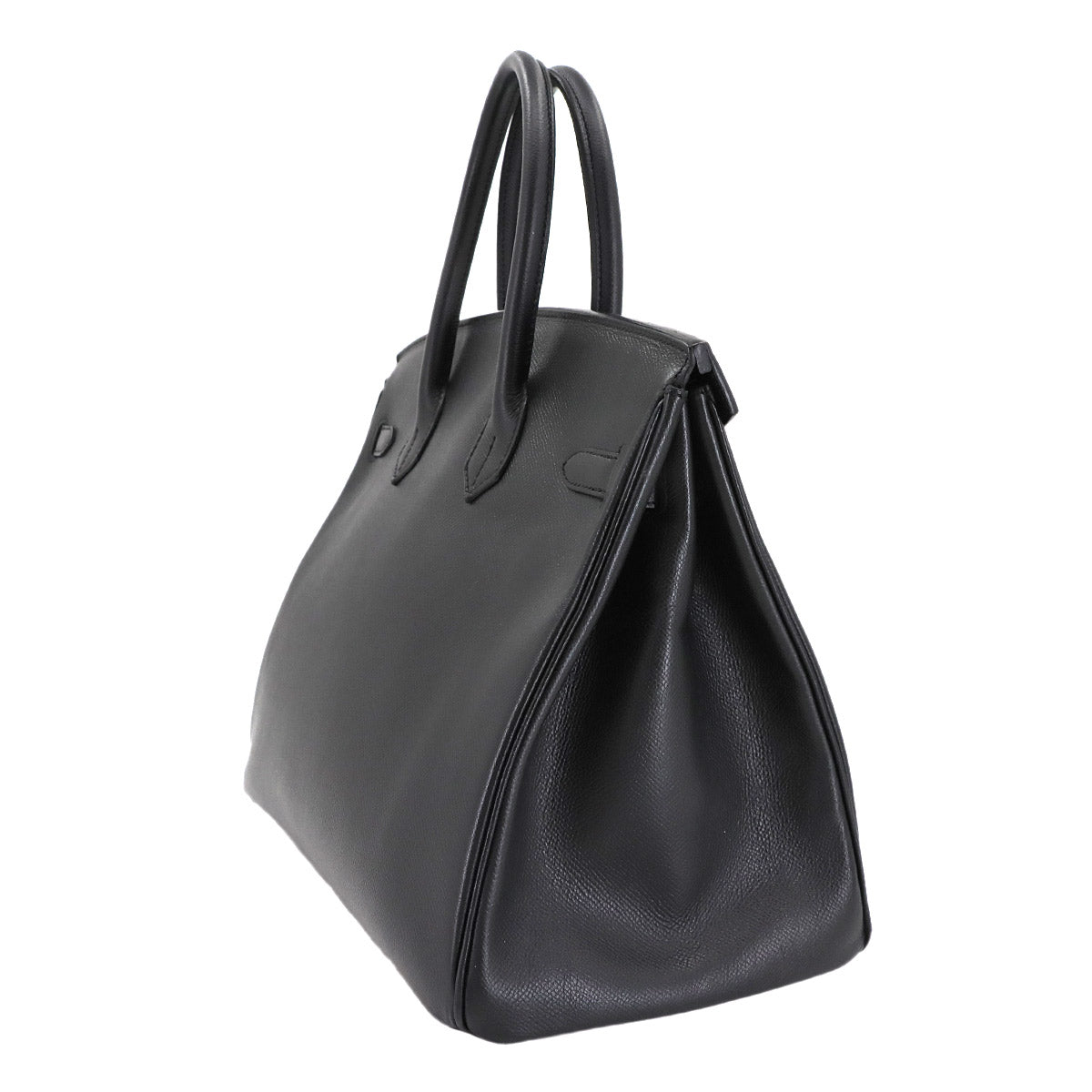 Birkin 35 Epsom Black Hand Bag Purse