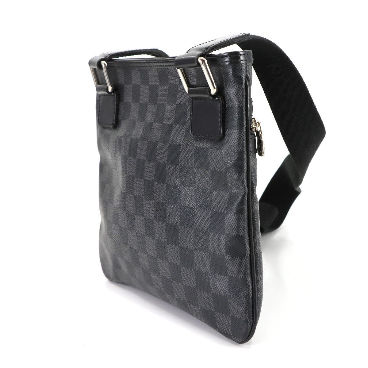 Damie Graphite Canvas Thomas Shoulder Bag N58028 Purse