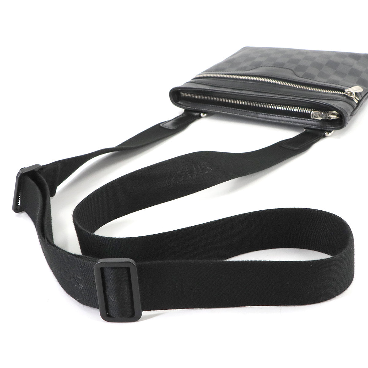 Damie Graphite Canvas Thomas Shoulder Bag N58028 Purse