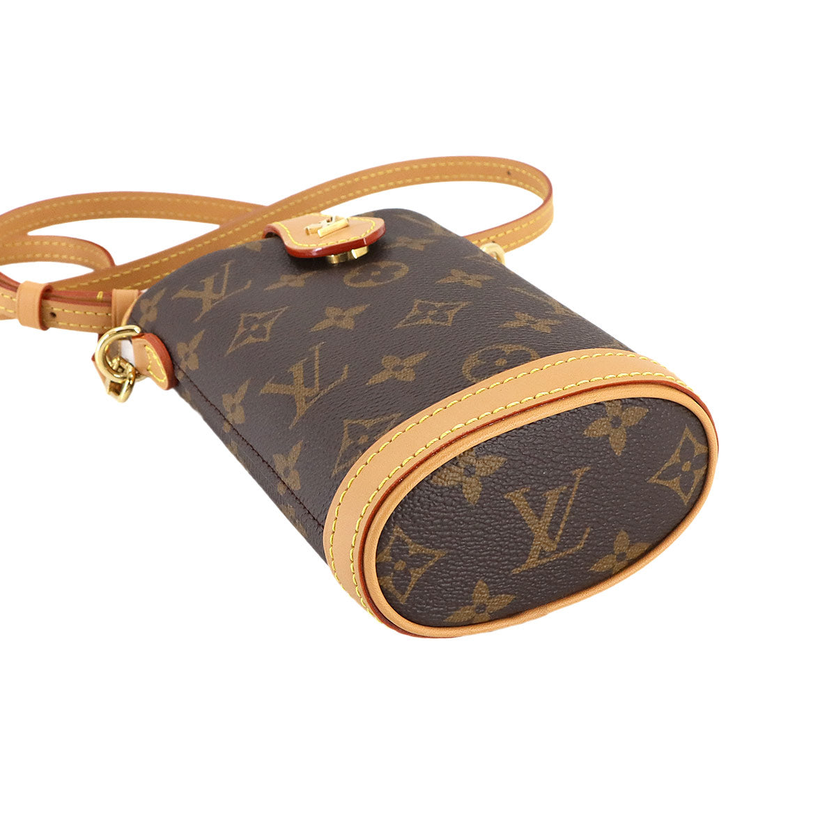 Monogram Fold Me Pouch Shoulder Bag Brown M80874
