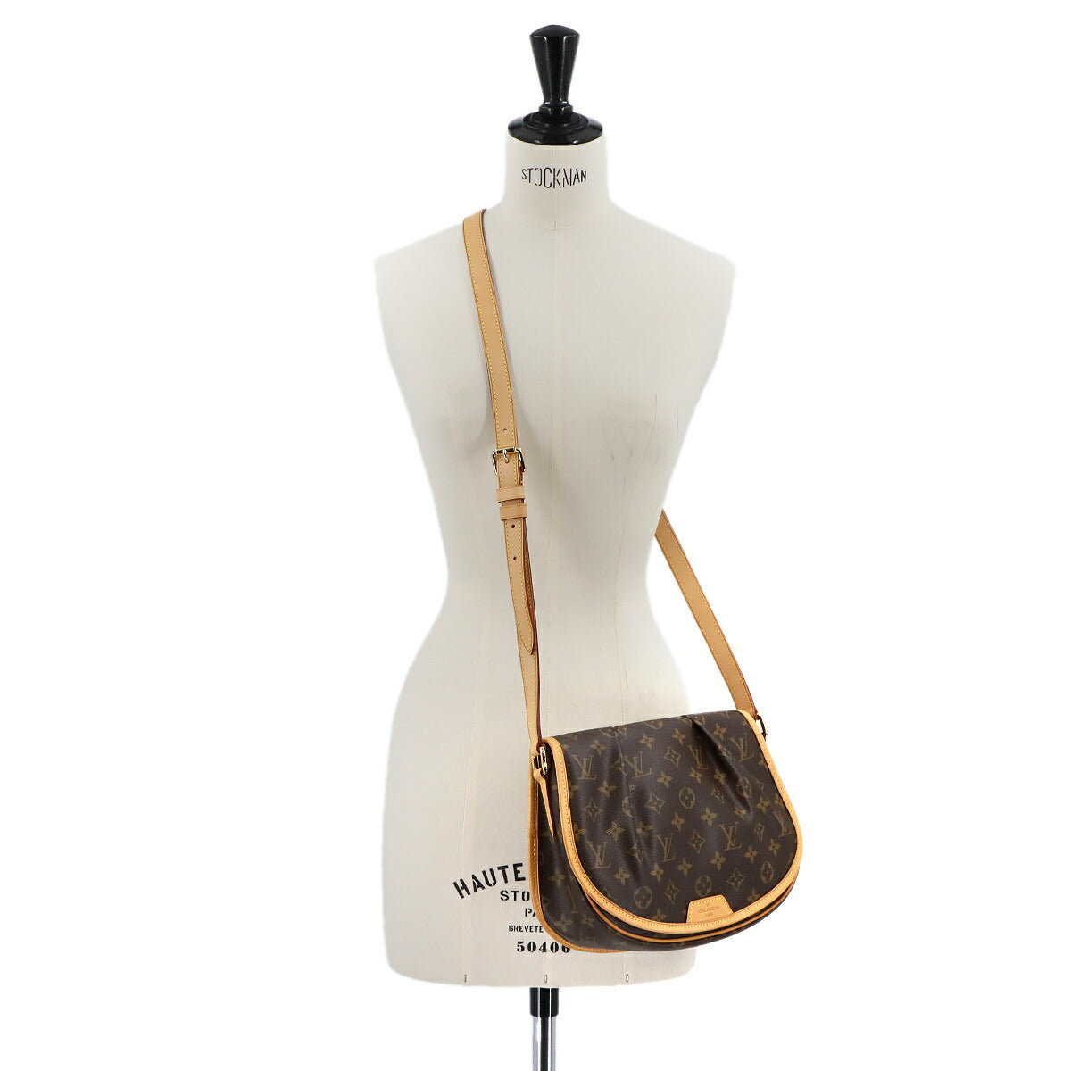 Monogram Menilmontant PM Shoulder Bag Brown M40474 Purse