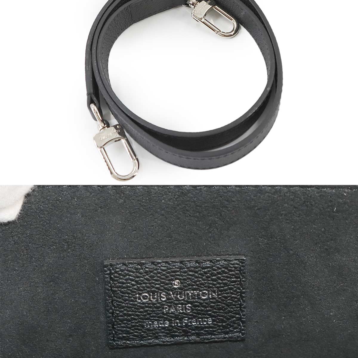 Epi Twist Tote 2way Tote Shoulder Bag Noir M54810 Purse
