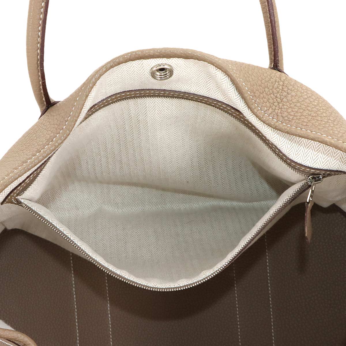 Garden Party 36 PM Tote Bag Negonda Leather Etoupe Purse