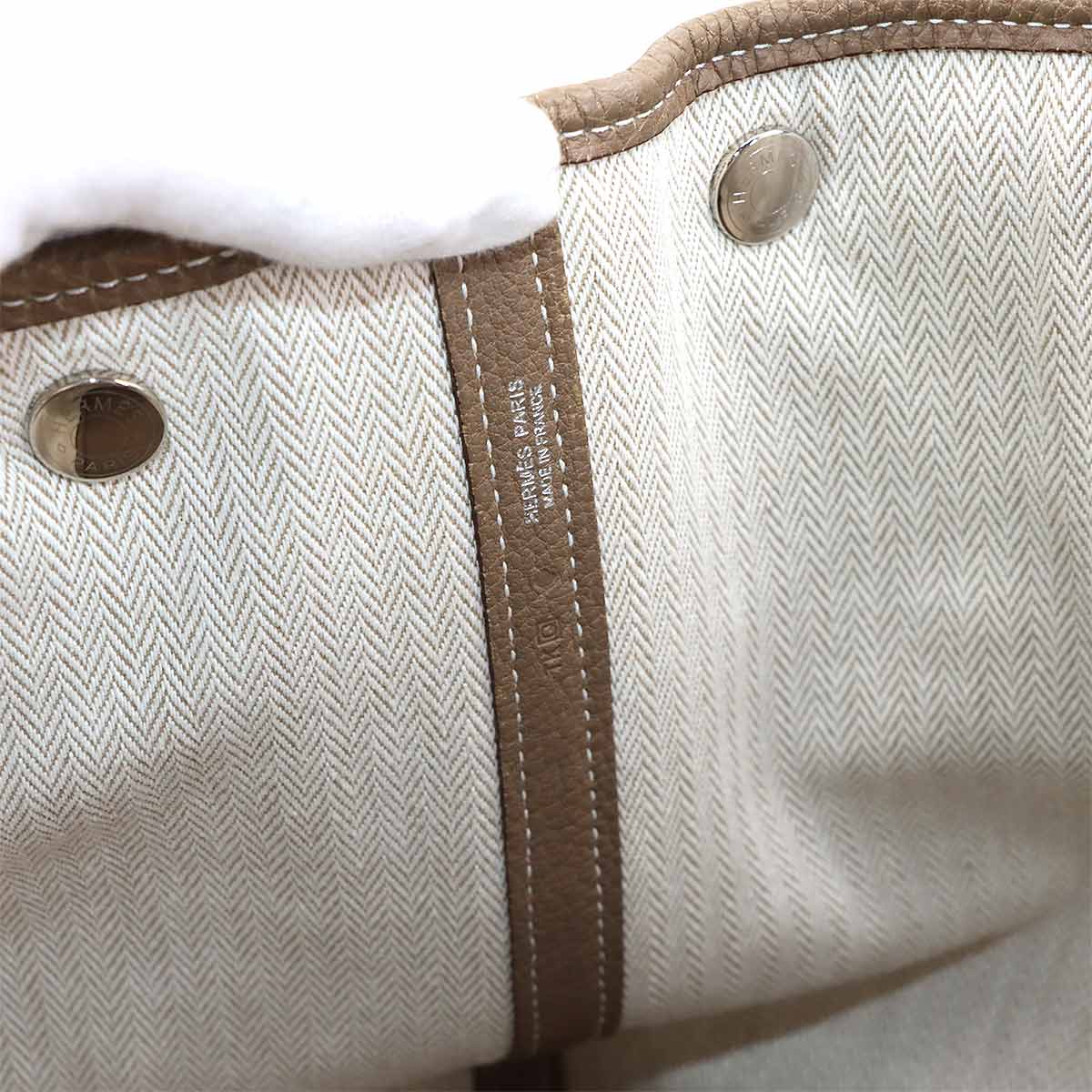 Garden Party 36 PM Tote Bag Negonda Leather Etoupe Purse