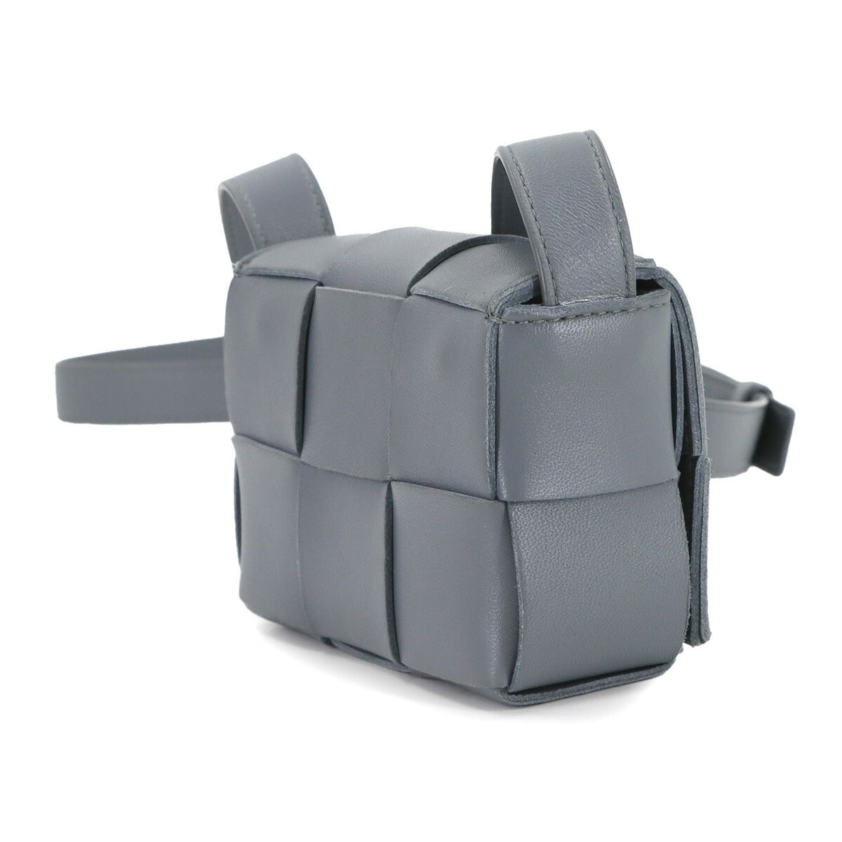 Intrecciato Candy Cassette Shoulder Bag Leather