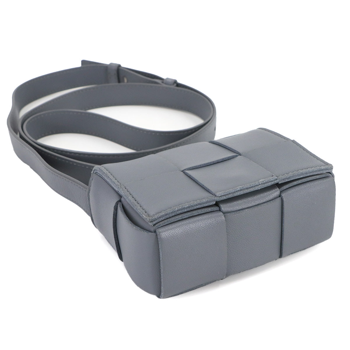 Intrecciato Candy Cassette Shoulder Bag Leather