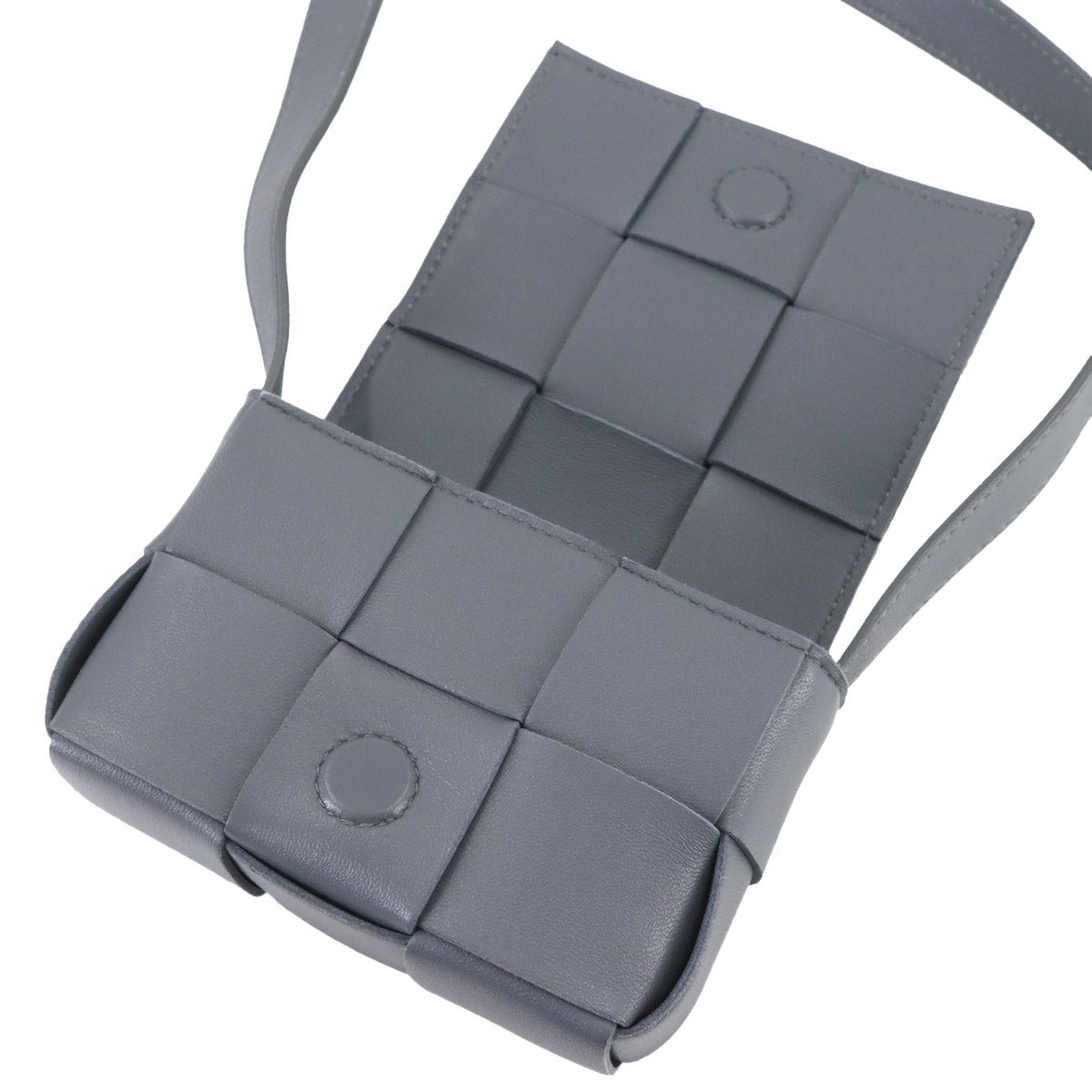 Intrecciato Candy Cassette Shoulder Bag Leather