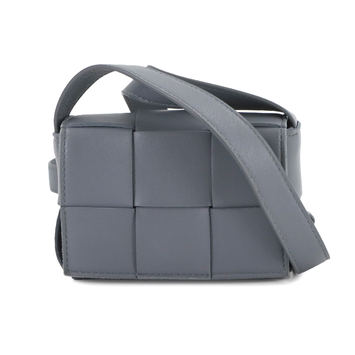 Intrecciato Candy Cassette Shoulder Bag Leather