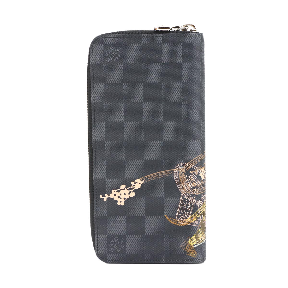 Damier Graphite Zippy Wallet Vertical Gray N64606 Purse