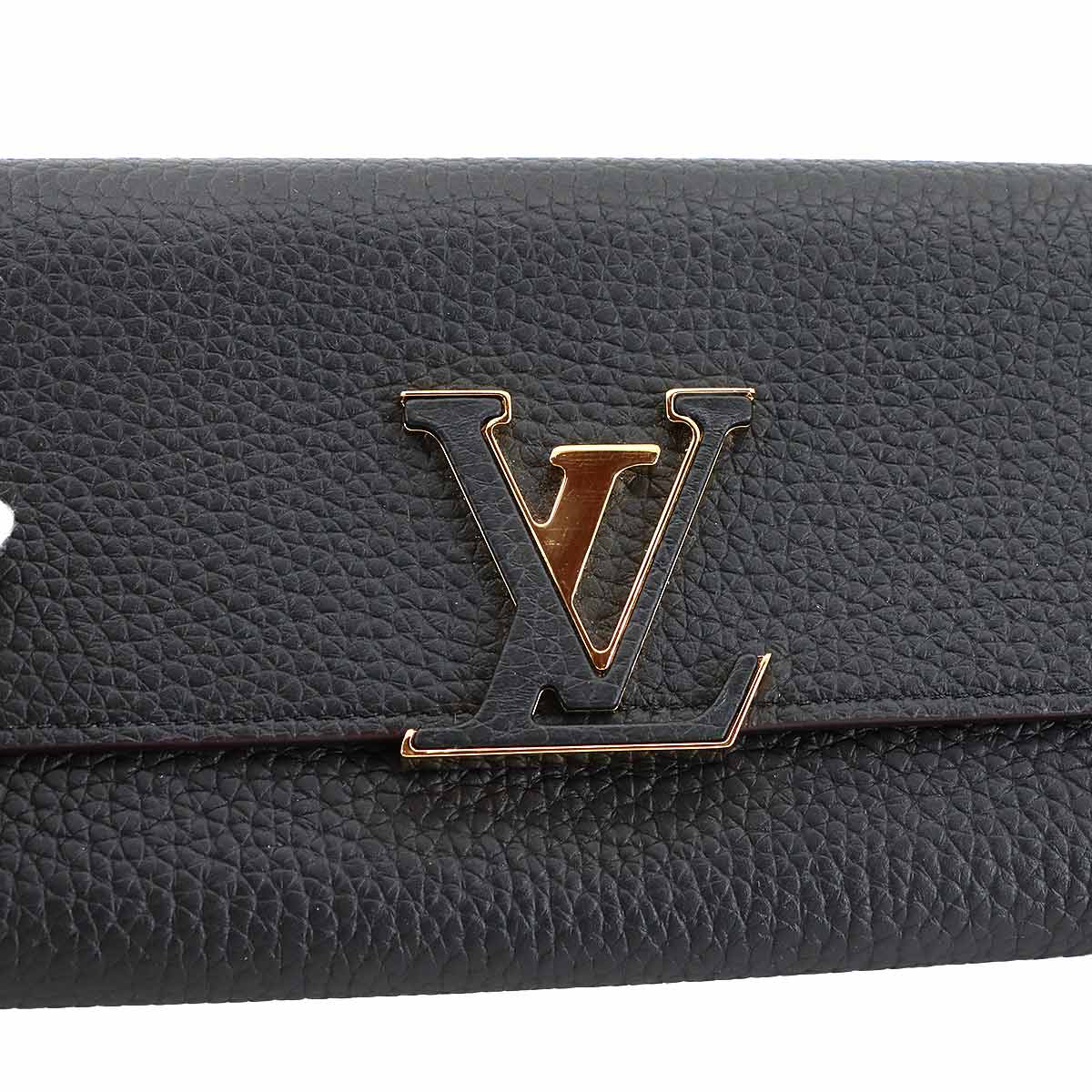 Capucines Wallet Taurillon leather Noir M61248 Purse