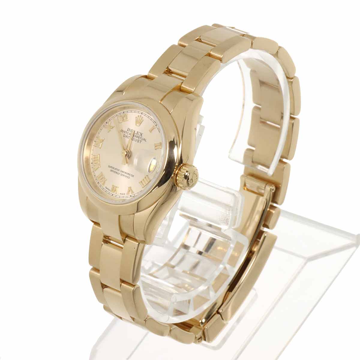 Datejust 179165 Serial K 750 PG Pink Dial Ladies Watch