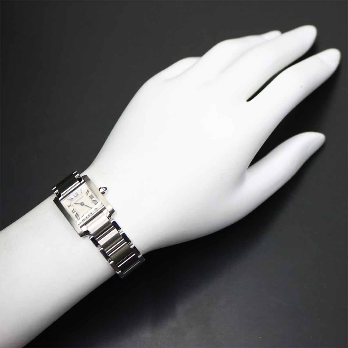 Tank Francaise SM W51008Q3 Quartz Cream Dial Ladies Watch