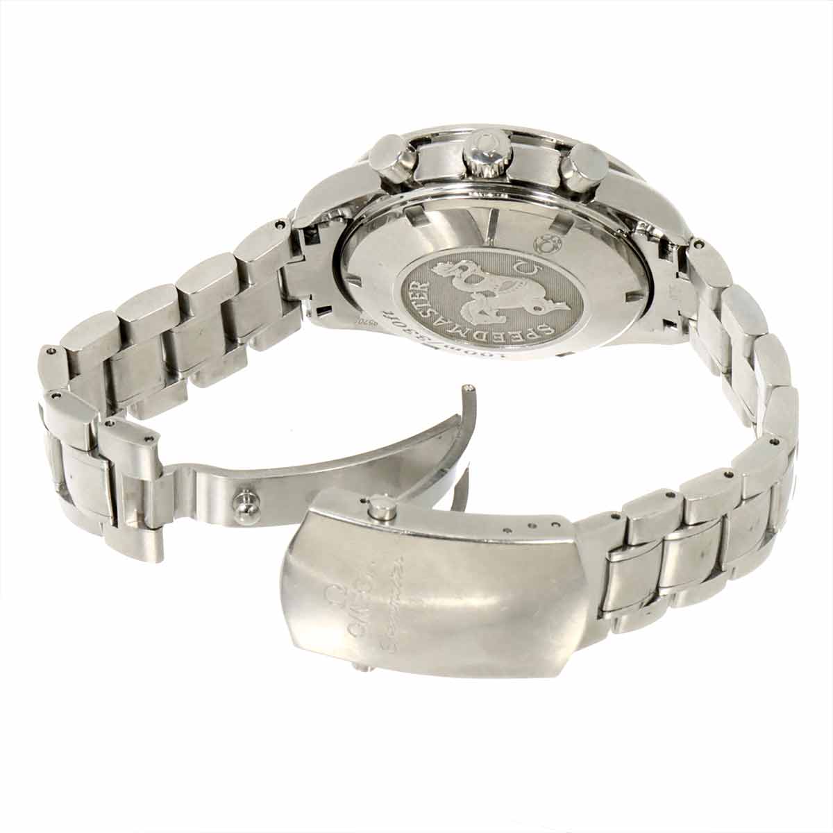 Speedmaster Date 3210.51 Chronograph Black Silver Dial Mens