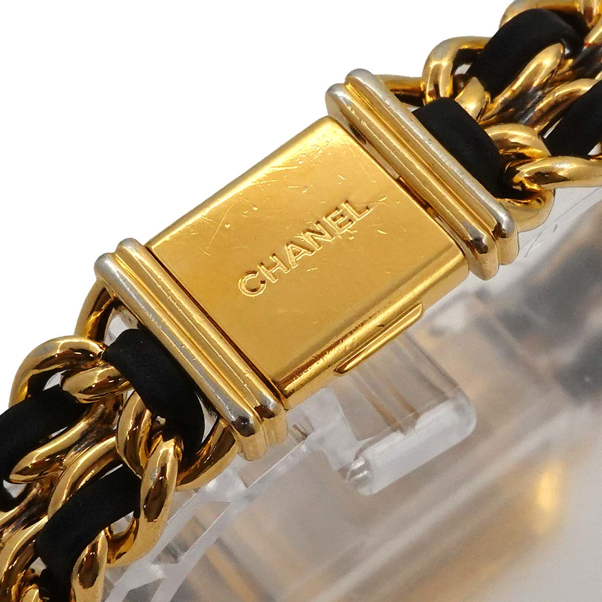 Premiere Size L H0001 Vintage Quartz Black Dial Ladies Watch