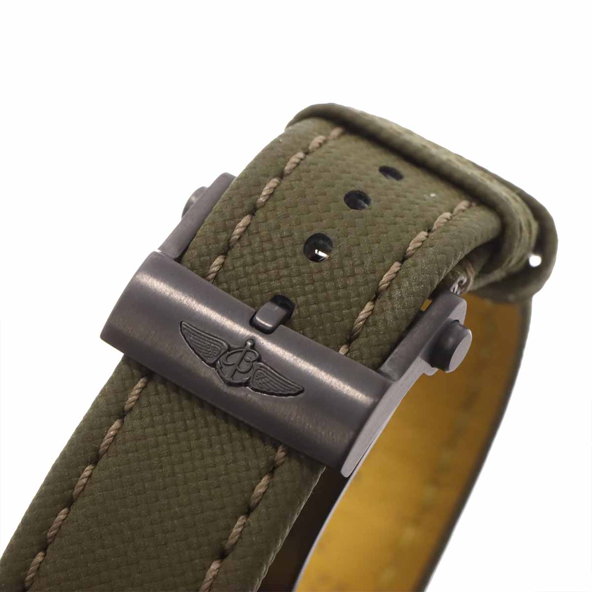 Avenger GMT V32395 Date Automatic Khaki Dial Mens Watch