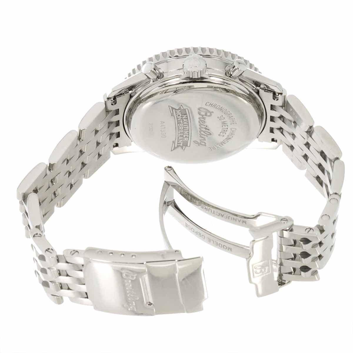 Navitimer Montbrillant A41330 Chronograph Date Black Dial