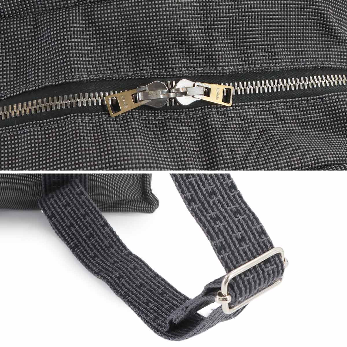 Her Line Ad MM Backpack Canvas Gray Purse