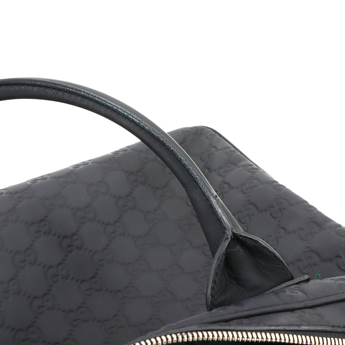 Guccissima Briefcase Business Bag Leather Black 322079 Purse