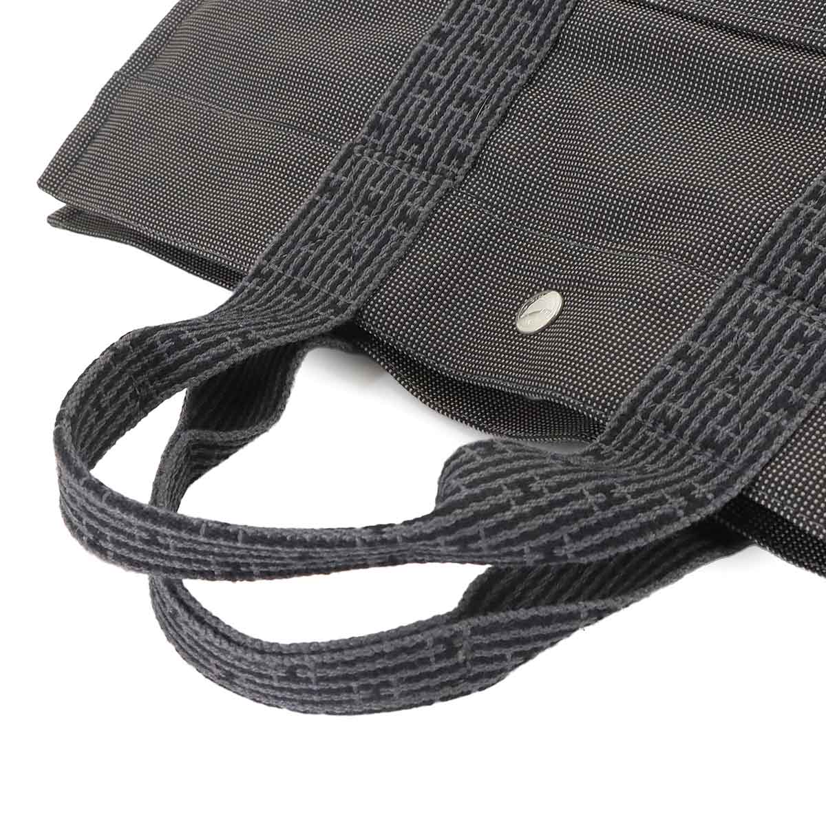 Herline Tote MM Bag Canvas Gray Unisex Purse