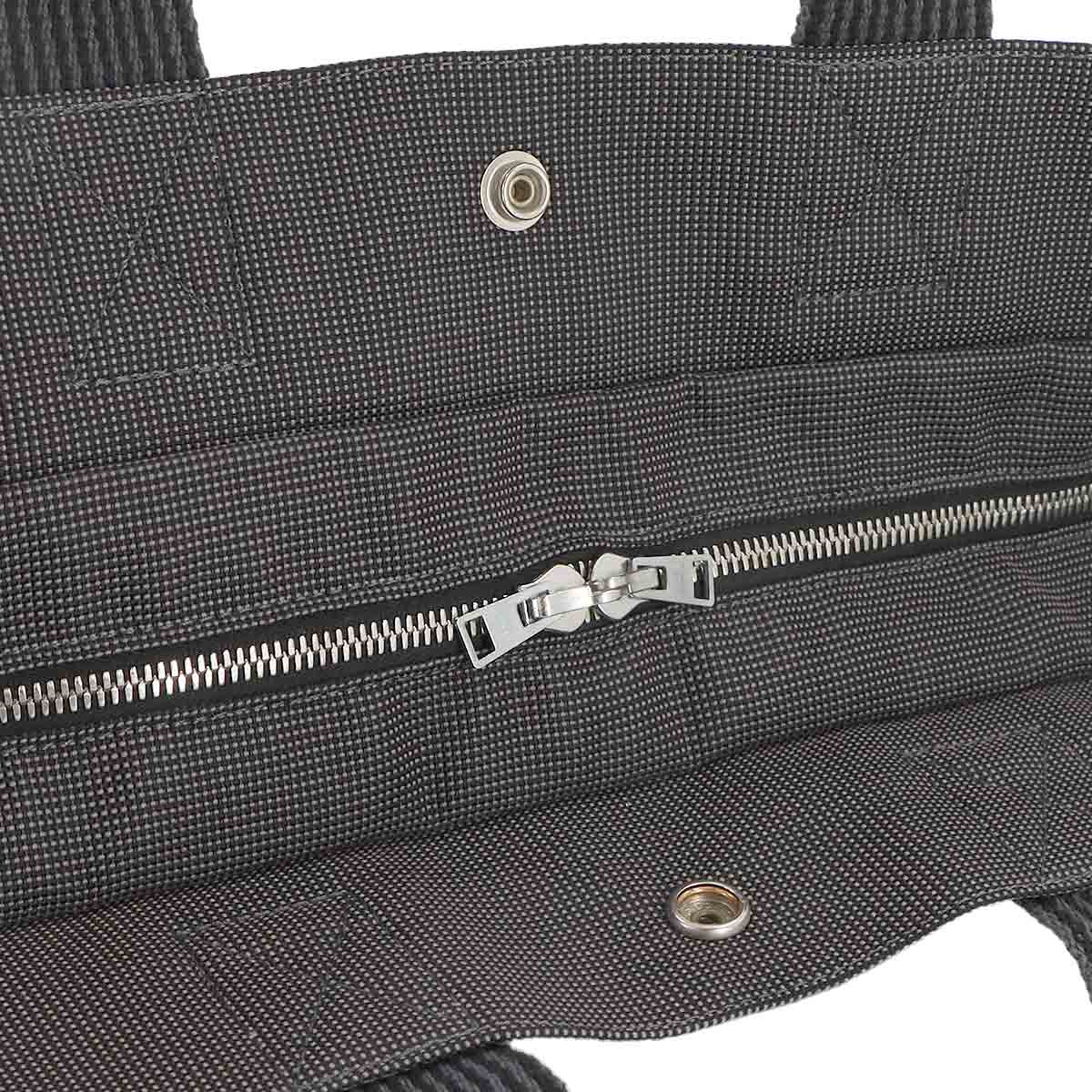 Herline Tote MM Bag Canvas Gray Unisex Purse