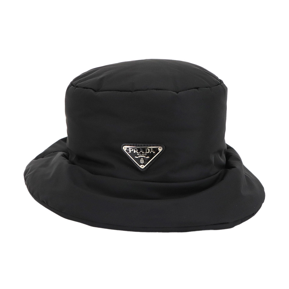 Padded Bucket Hat Polyamide Black M 2HC248 Triangle Logos