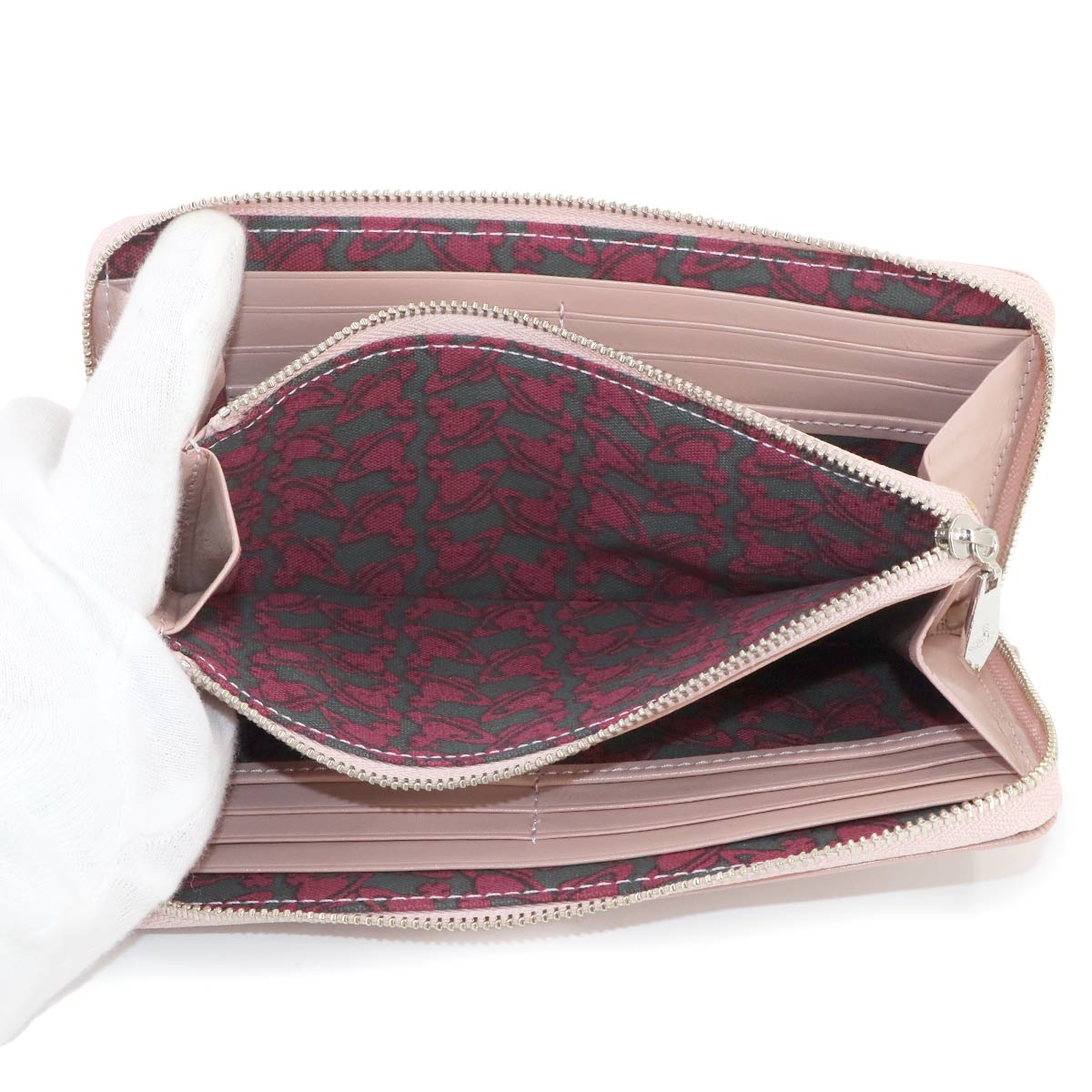 Long Wallet Leather Pink 3118M124