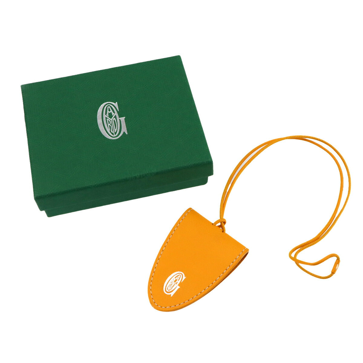 Croc Universal Bag Clip Charm Leather Yellow