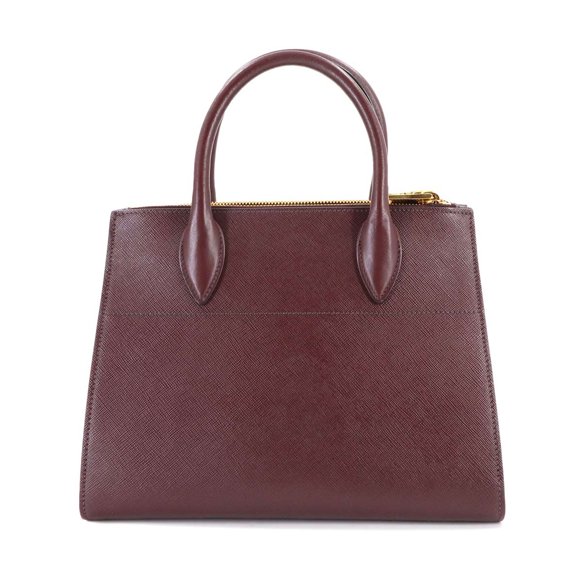 Paradigme Hand Shoulder Bag Saffiano Leather Bordeaux 1BA103