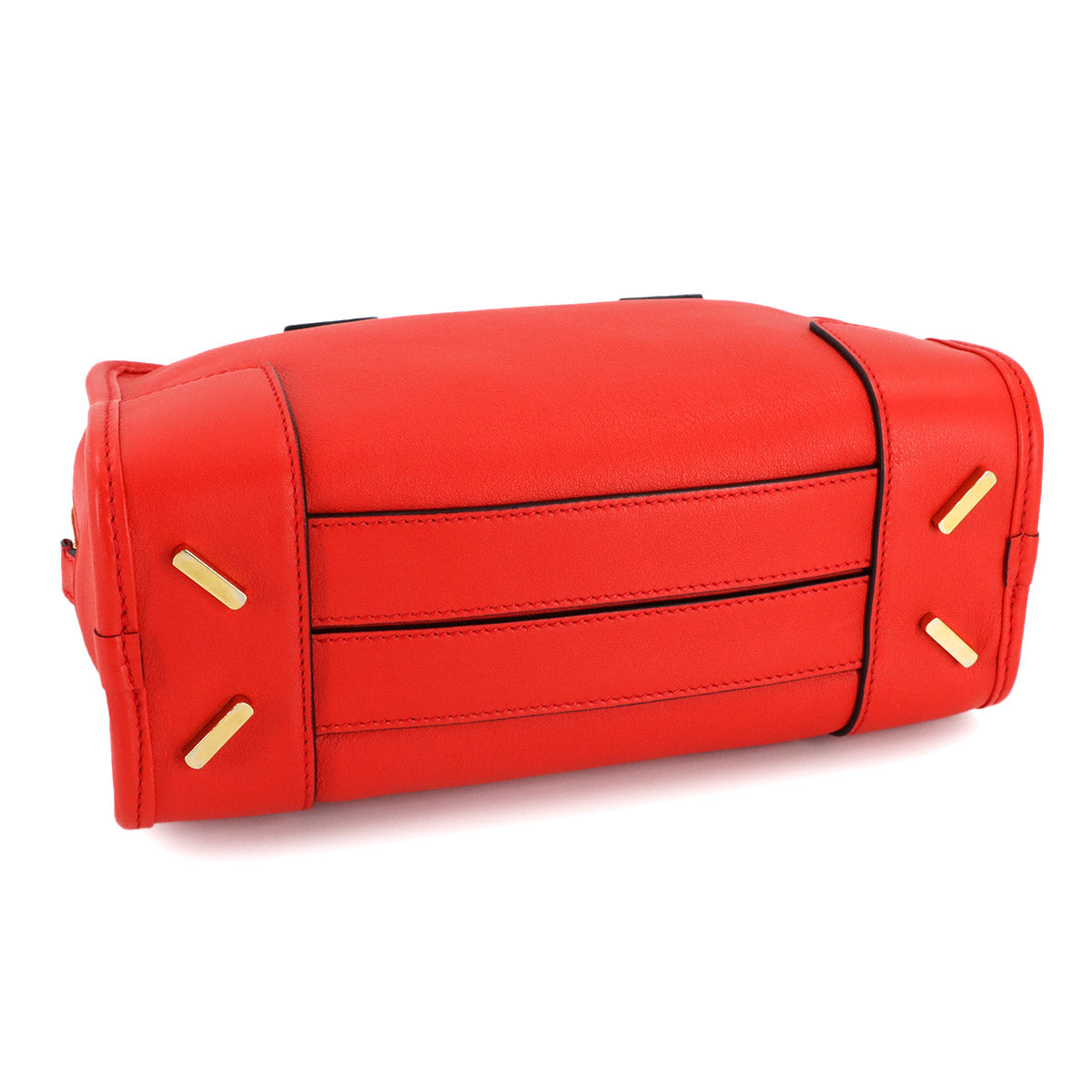 Amazona 23 2way Hand Shoulder Bag Leather Red Purse