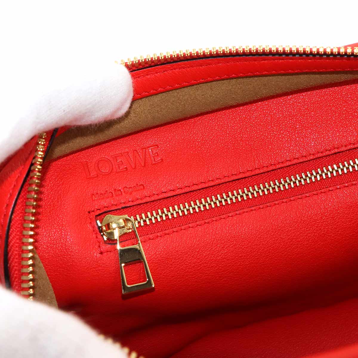 Amazona 23 2way Hand Shoulder Bag Leather Red Purse