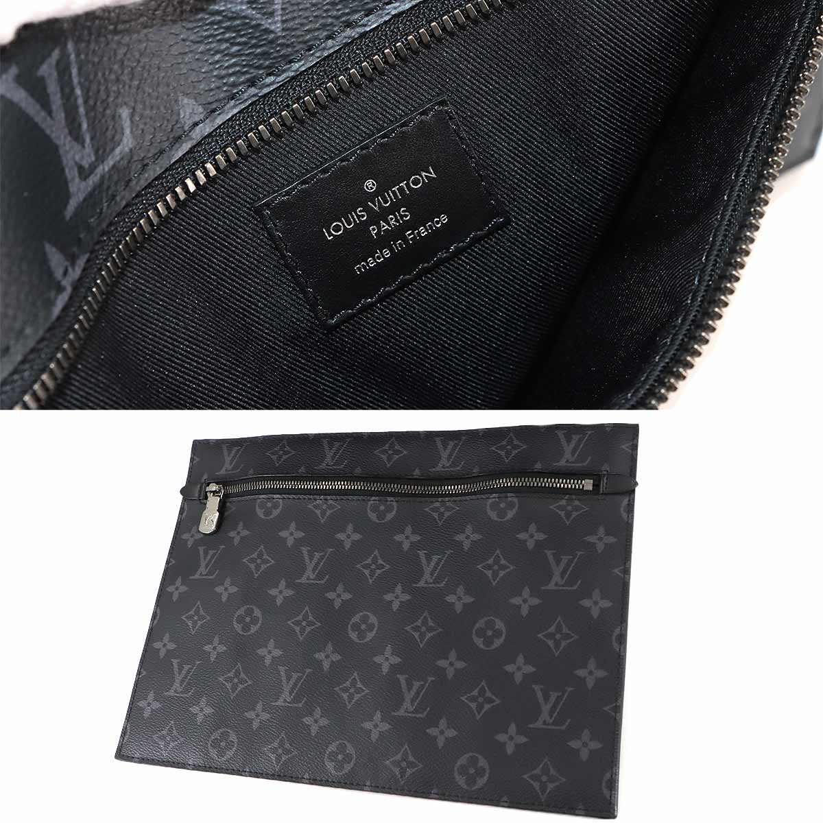 Monogram Eclipse Grand Sac Tote Bag Black M44733 Purse