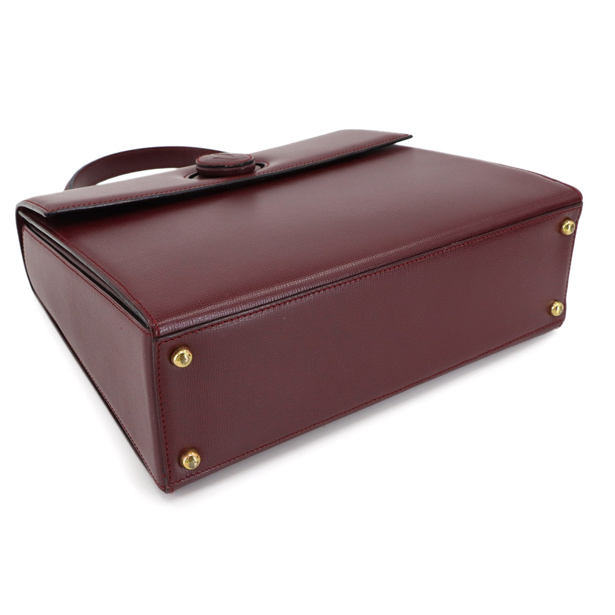 Must Hand Bag Leather Bordeaux Purse