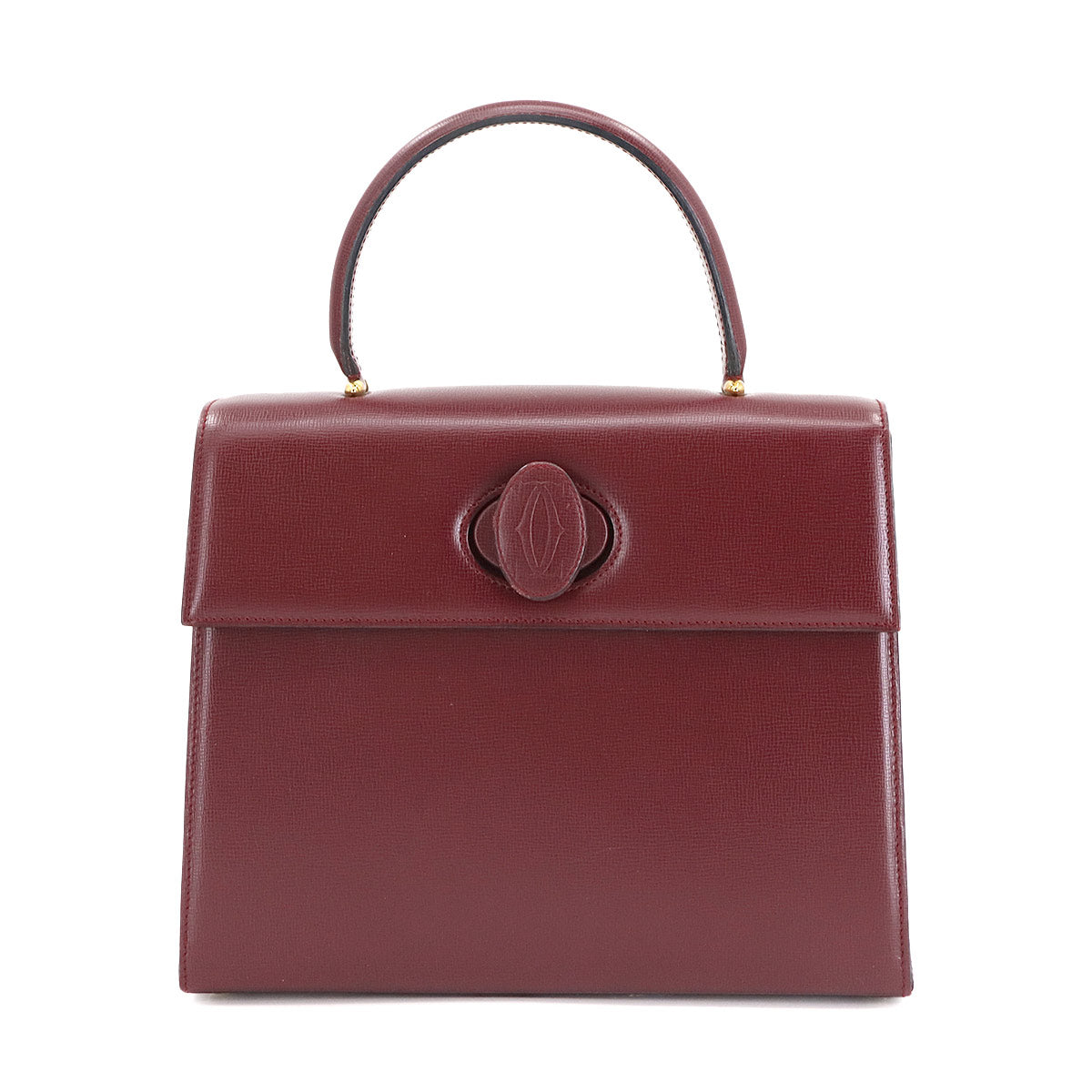 Must Hand Bag Leather Bordeaux Purse