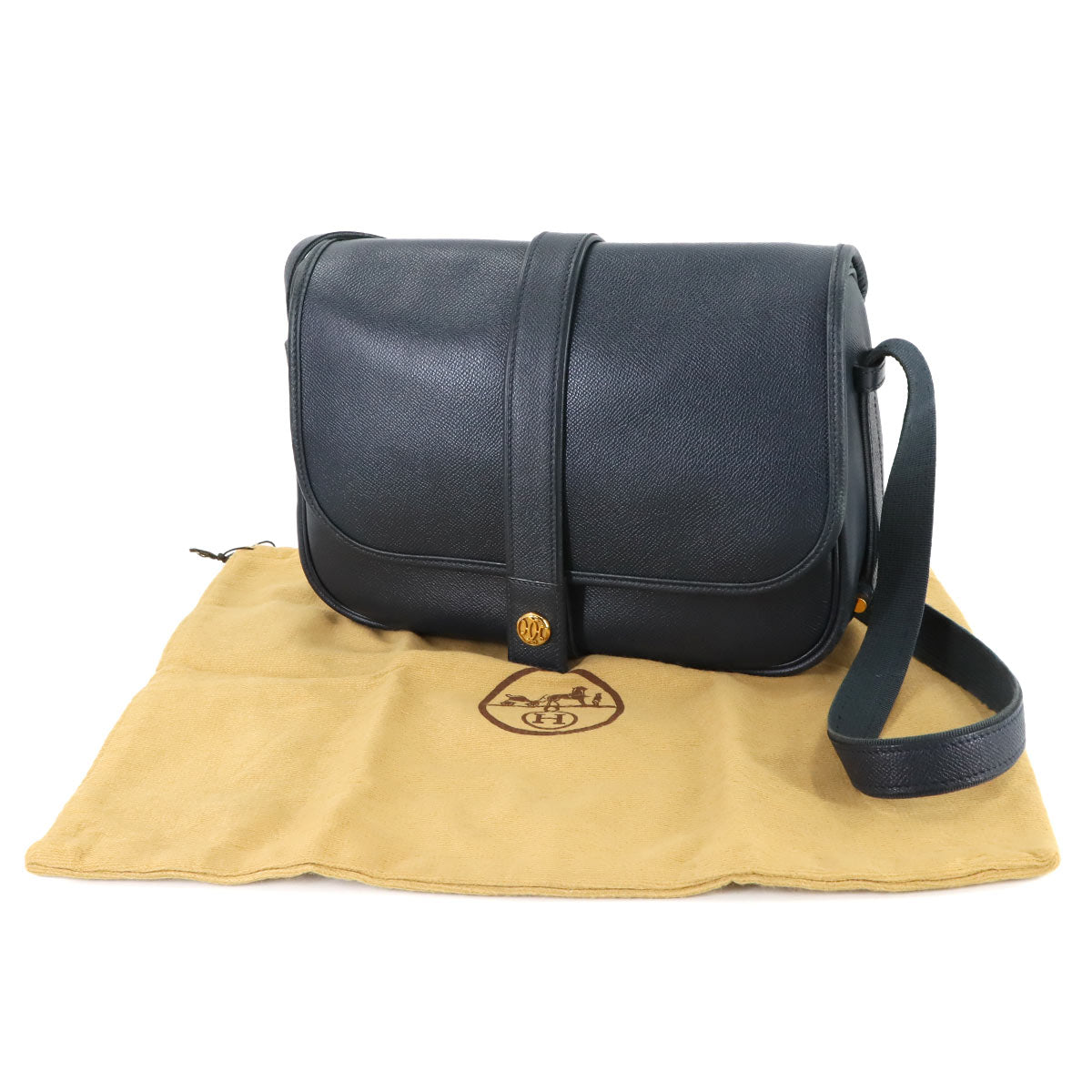 Numea Shoulder Bag Coushevel Epsom Navy Vintage Purse