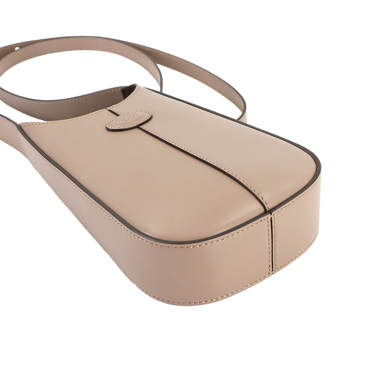 Di Bag Hobo Micro Shoulder Bag Leather Beige XAWDBS30300ROR