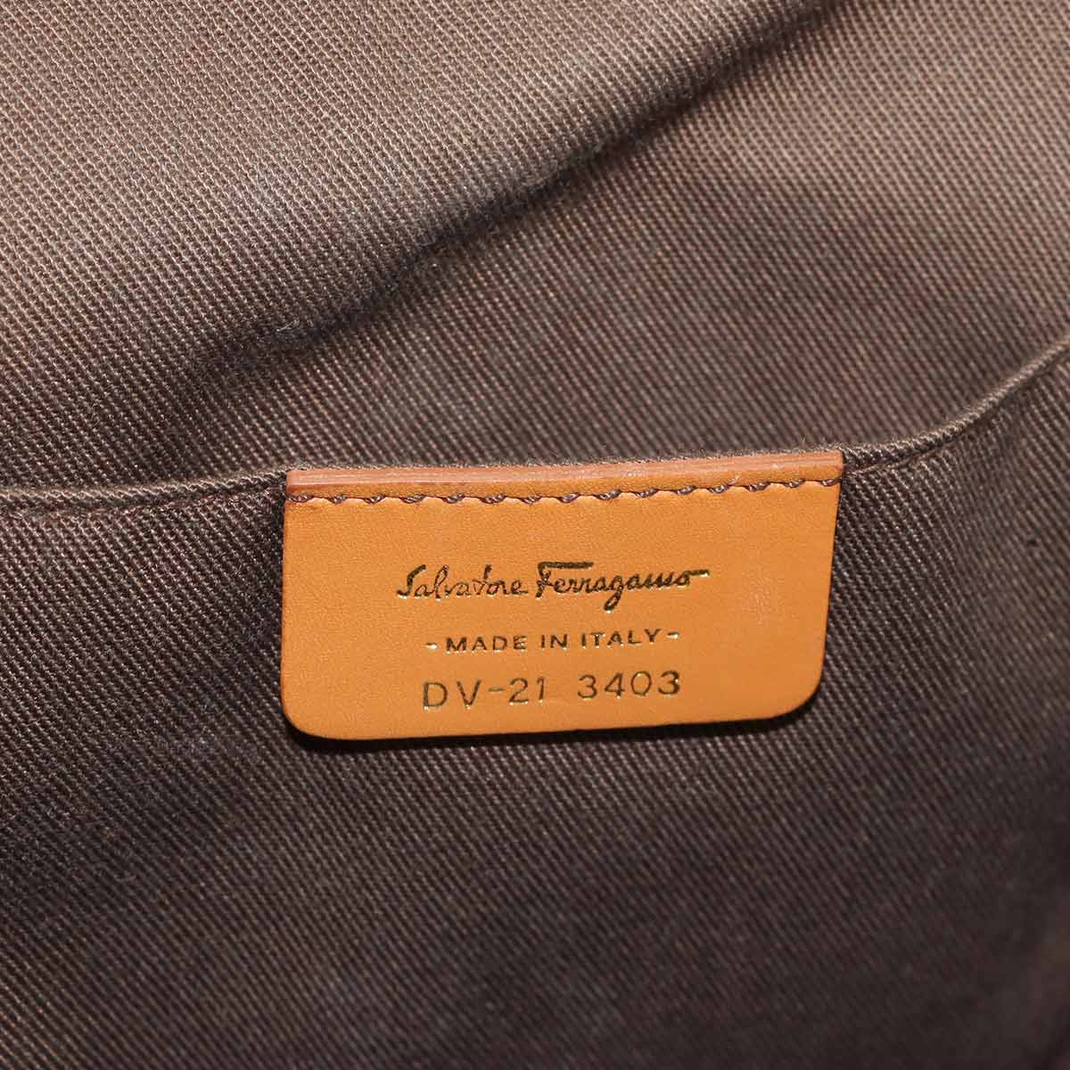 Ganchini Hand Bag Rattan Canework Beige Brown