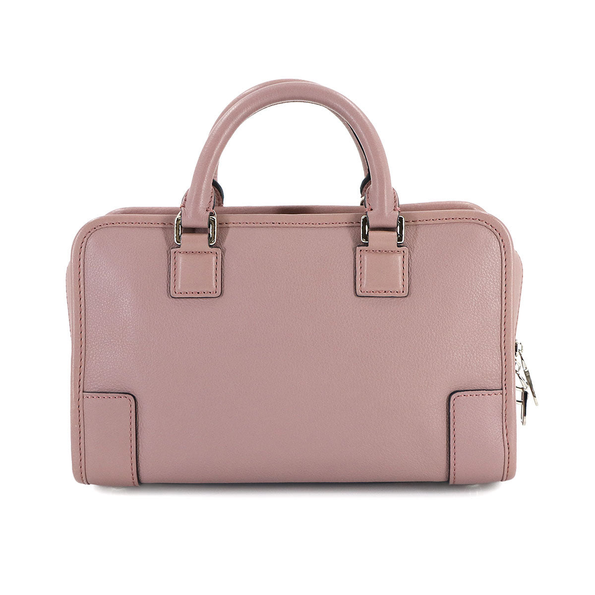 Amazona 23 2way Hand Shoulder Bag Leather Pink Purse