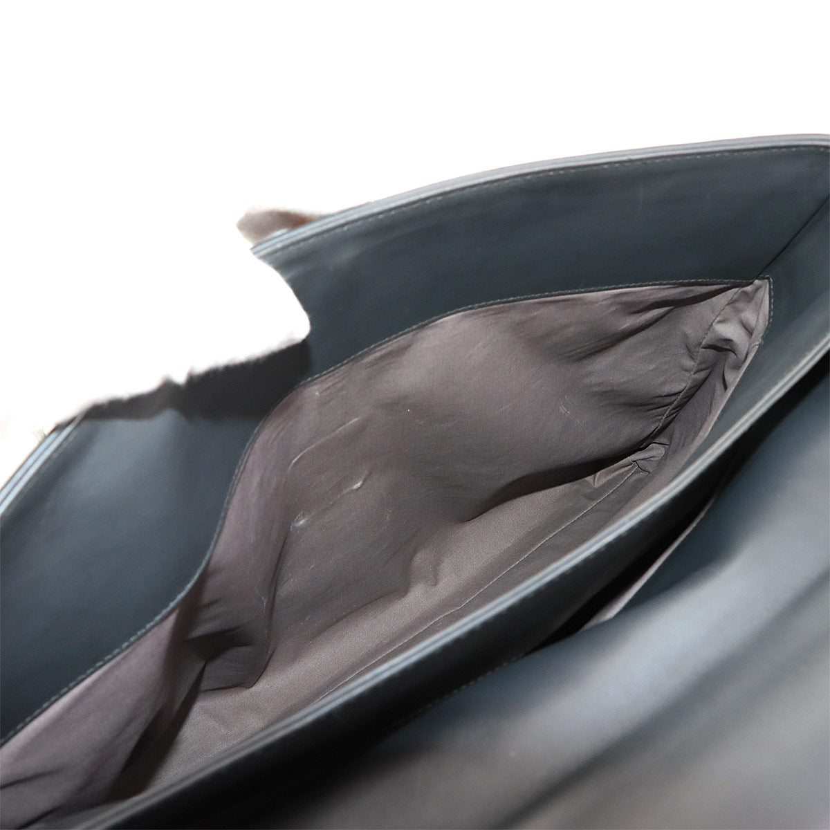 Intrecciato Buisiness Bag Leather Gray 13378