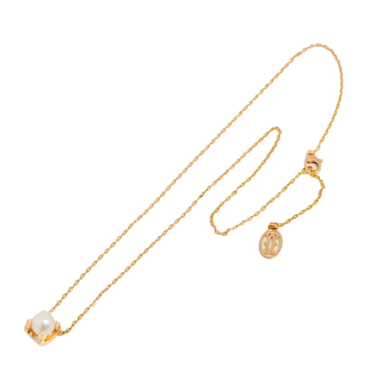 C De Akoya Pearl 6.8mm Necklace 18K Pink Gold 750