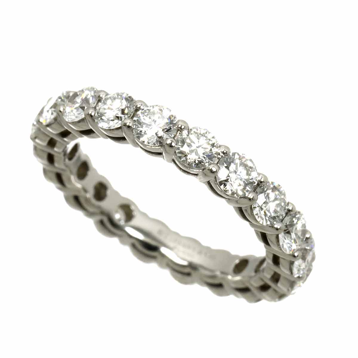 Forever Full Diamond Ring Platinum size3.75-4(US)