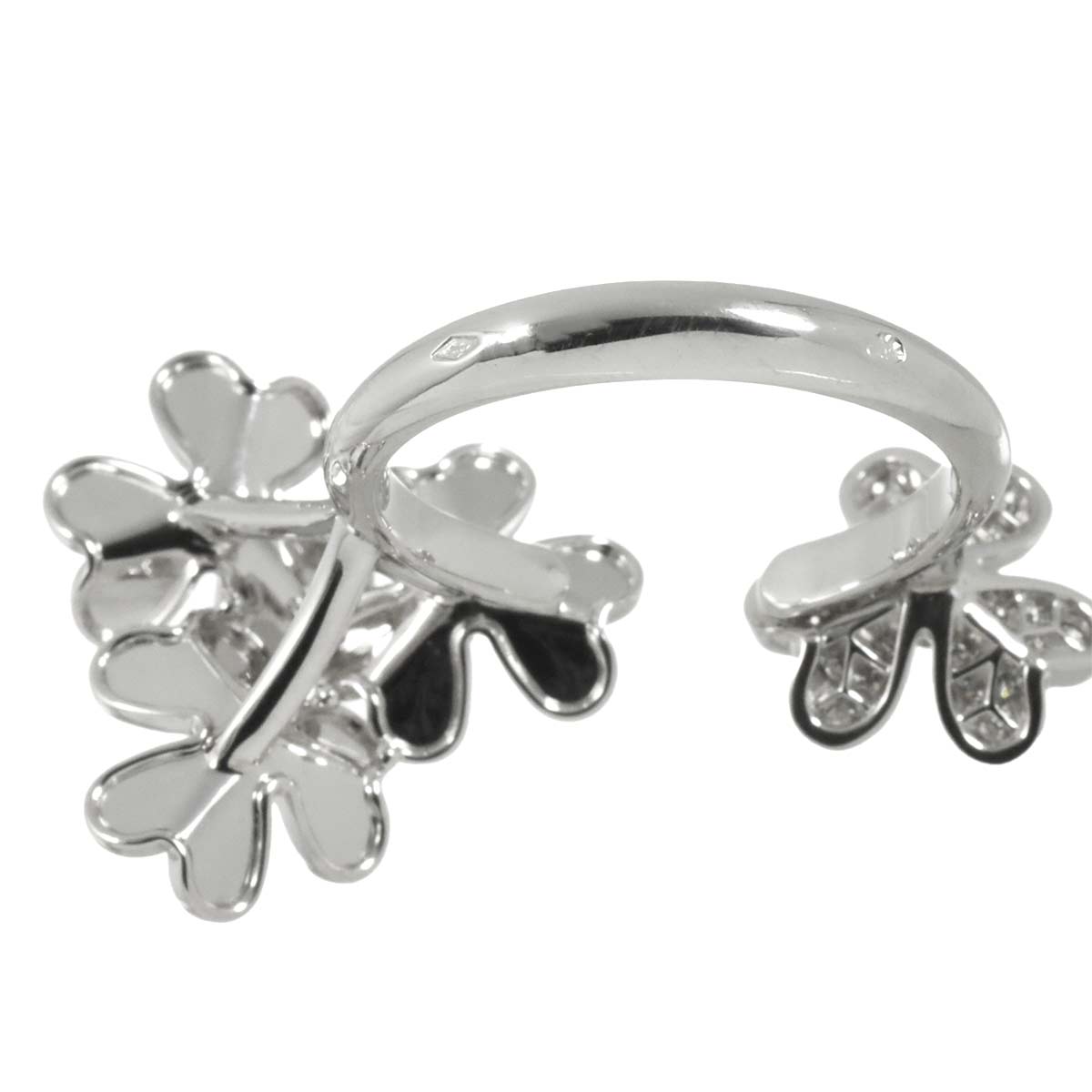 FRIVOLE Diamond Ring 18K WG 750 size56 7.5(US)