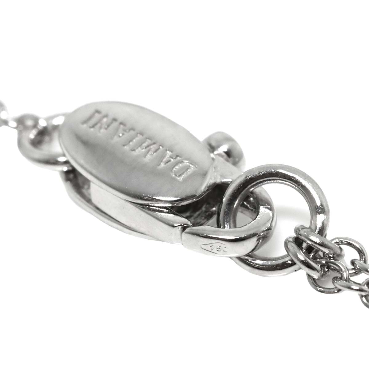 MARGHERITA Diamond Necklace 18K WG 750