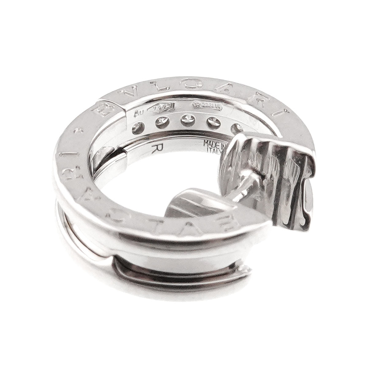 B-zero1 Diamond Earring 18K WG 750 Right ear One Piece only