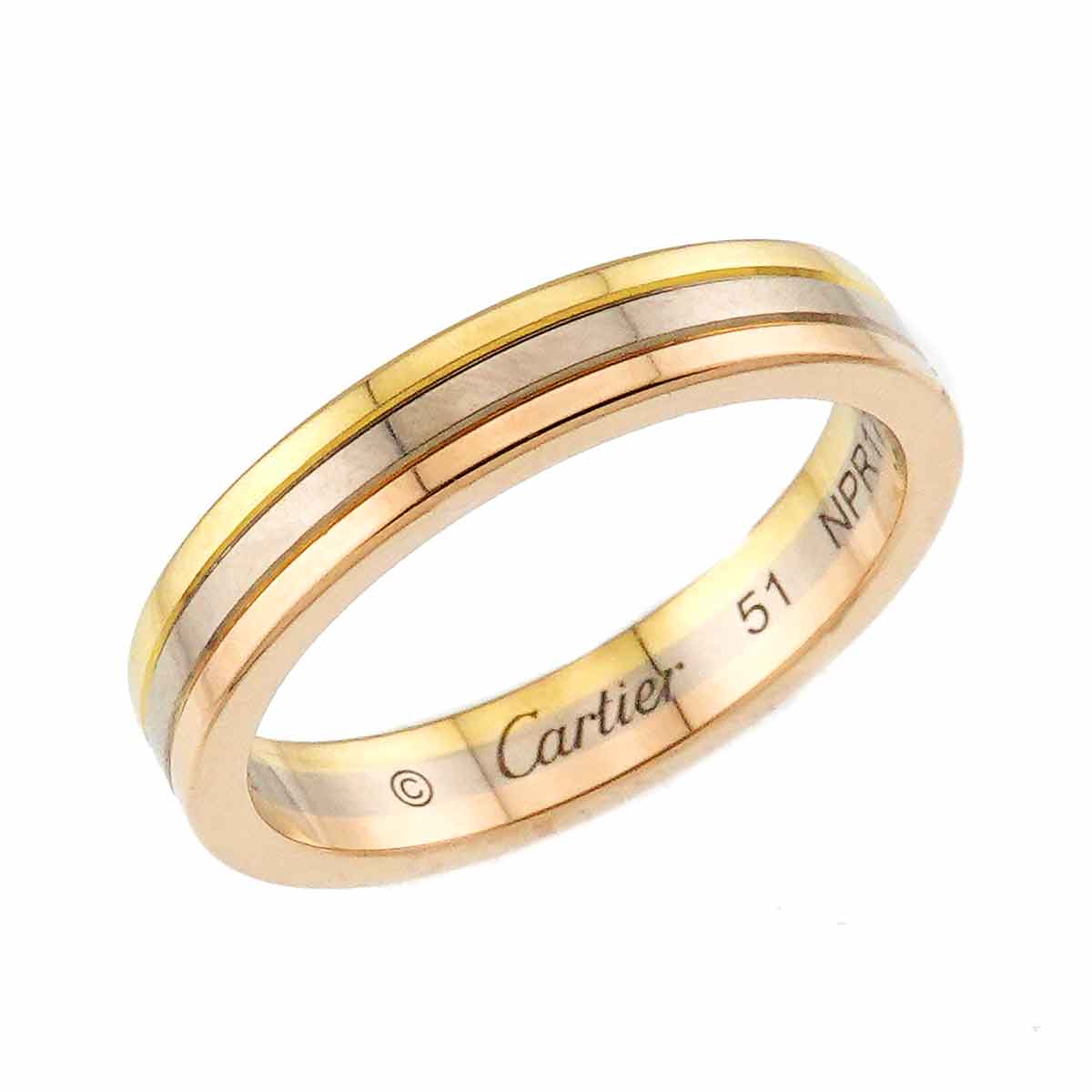 Vendome Ring 18K YG WG PG 750 size51 5.5-5.75(US)