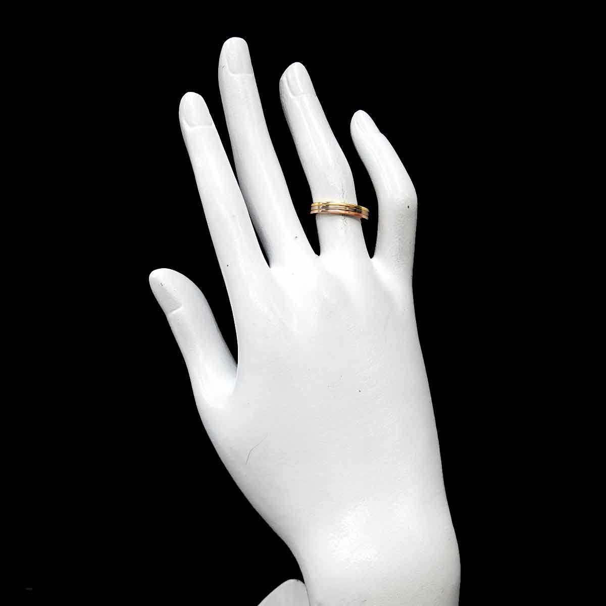 Vendome Ring 18K YG WG PG 750 size51 5.5-5.75(US)