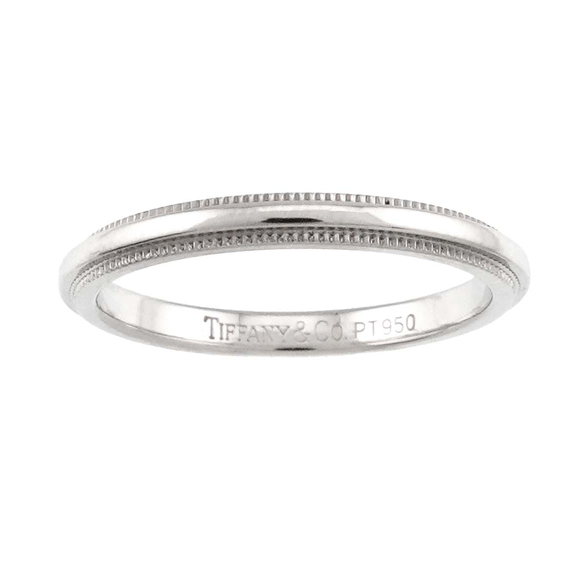 Milgrain Band Ring Pt Platinum Size5.25-5.5(US)