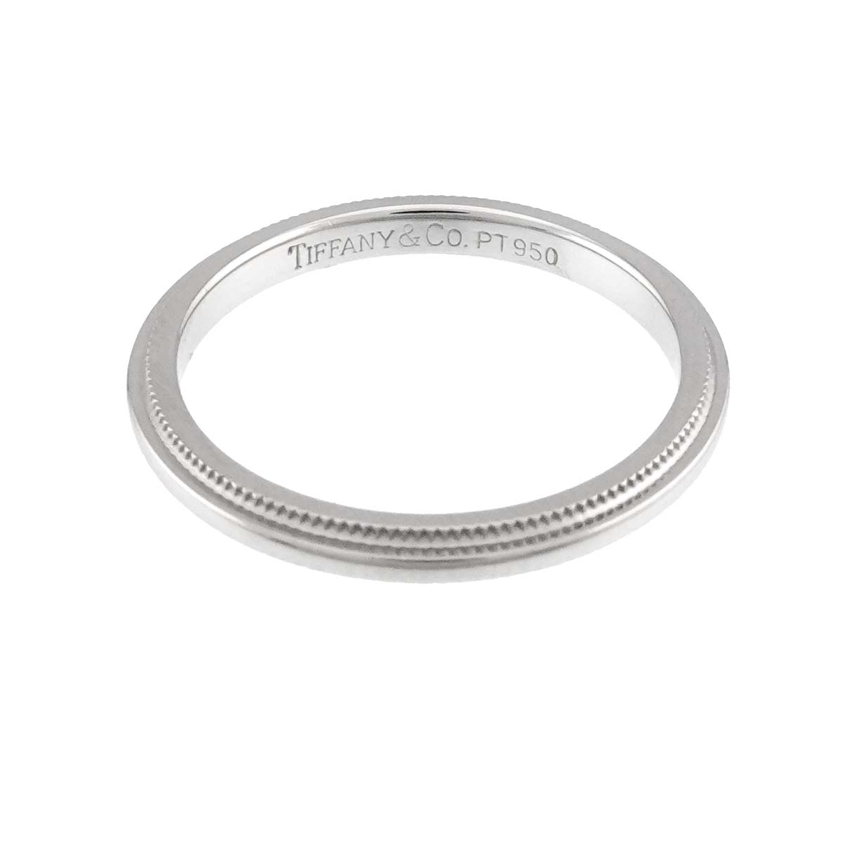 Milgrain Band Ring Pt Platinum Size5.25-5.5(US)