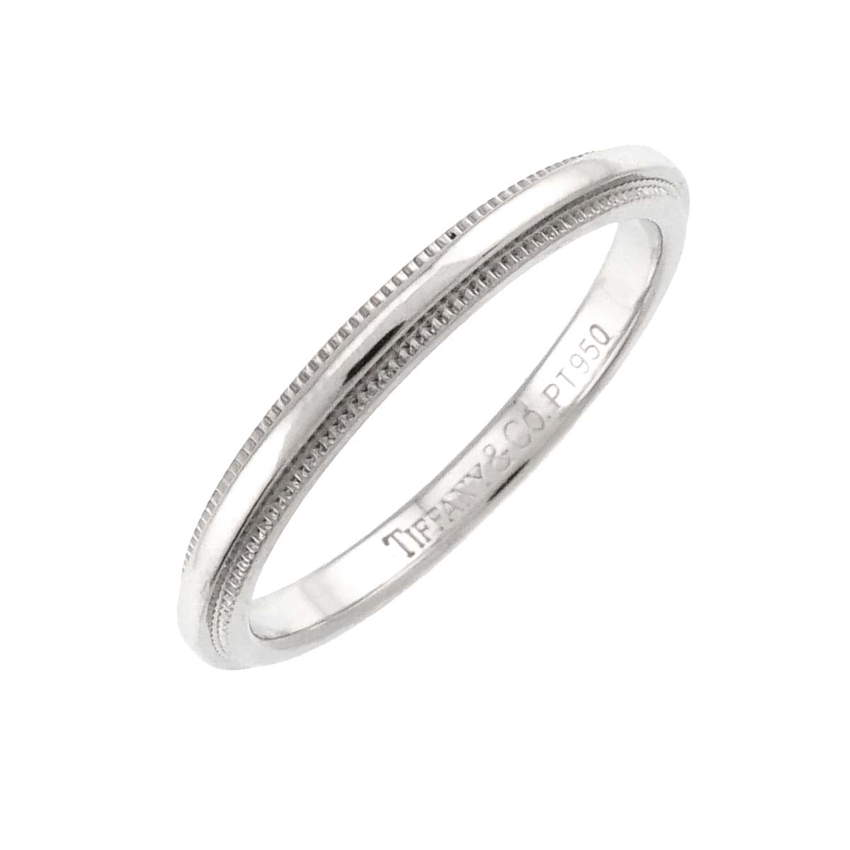 Milgrain Band Ring Pt Platinum Size5.25-5.5(US)